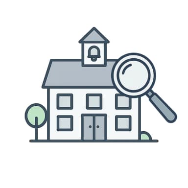 Illustration of a school